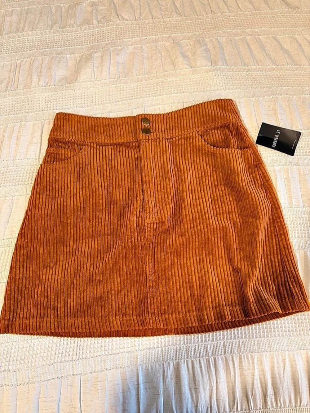 Forever 21 Mini Skirt in Orange Size 6 NWT